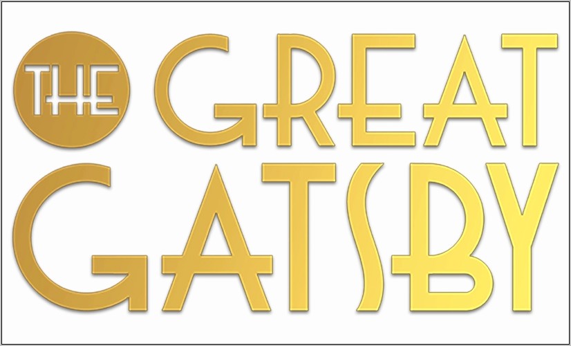 The Great Gatsby Logo Free Template After Effects