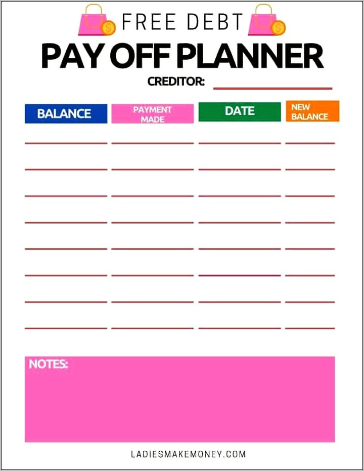 The Happy Planner Free Printable Templates Budget