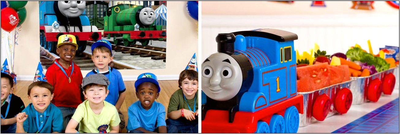 Thomas The Train Birthday Invitation Free Template