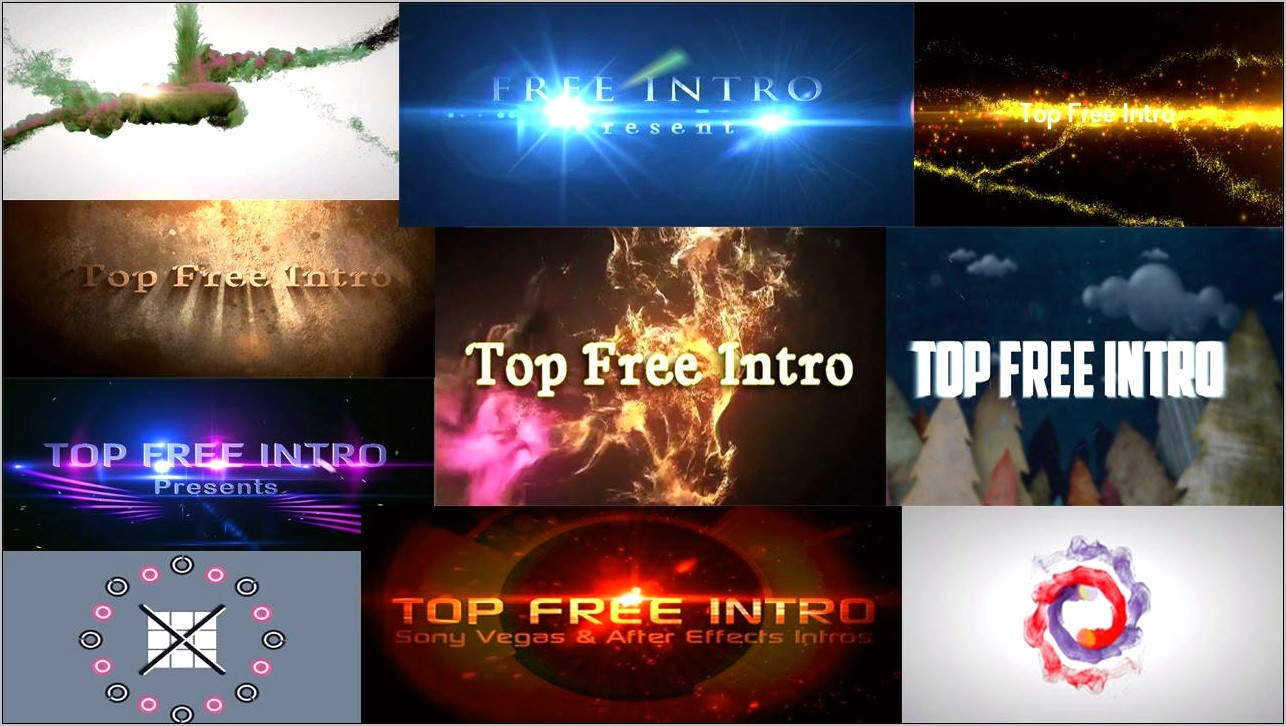 Top 10 Best Intro Templates 2016 Free Download