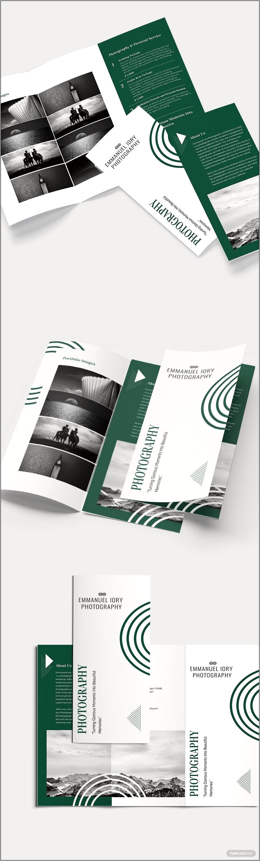 Tri Fold Brochure Template 2003 Word Free