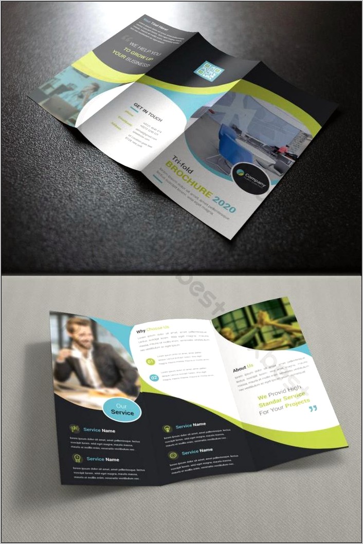 Tri Fold Brochure Template Ai Free Download