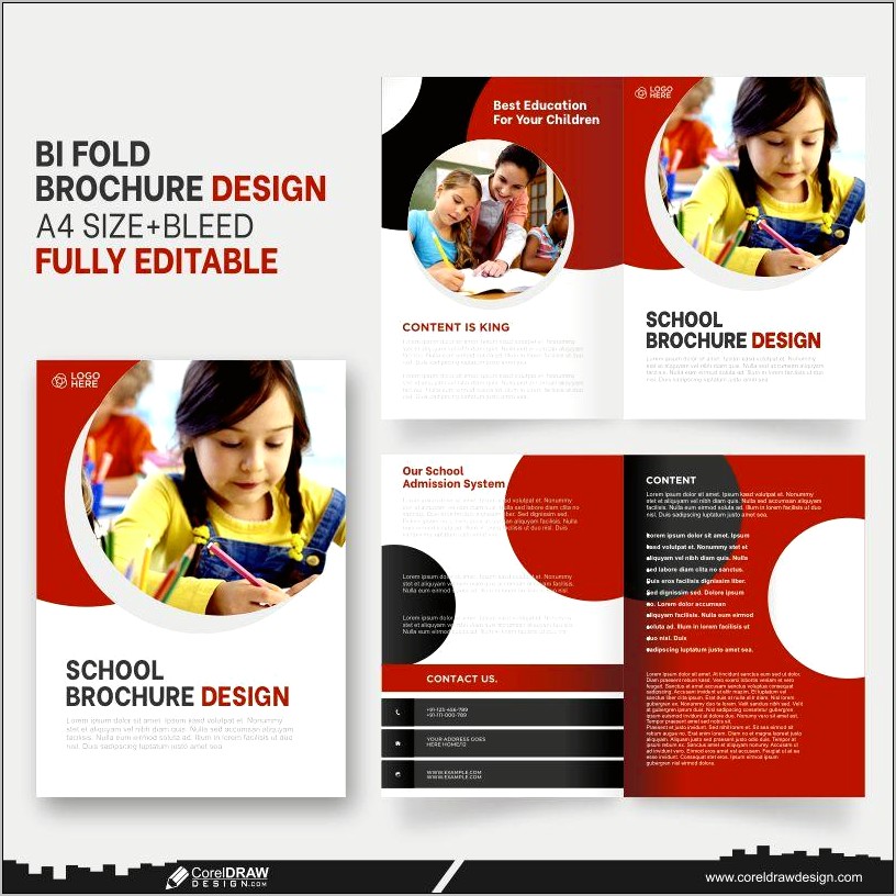 Tri Fold Brochure Template Cdr Free Download