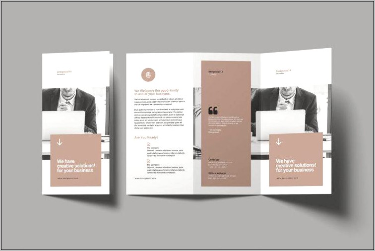 Tri Fold Brochure Template For Indesign Free