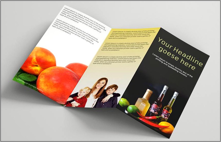 Tri Fold Brochure Template Free Download Cdr