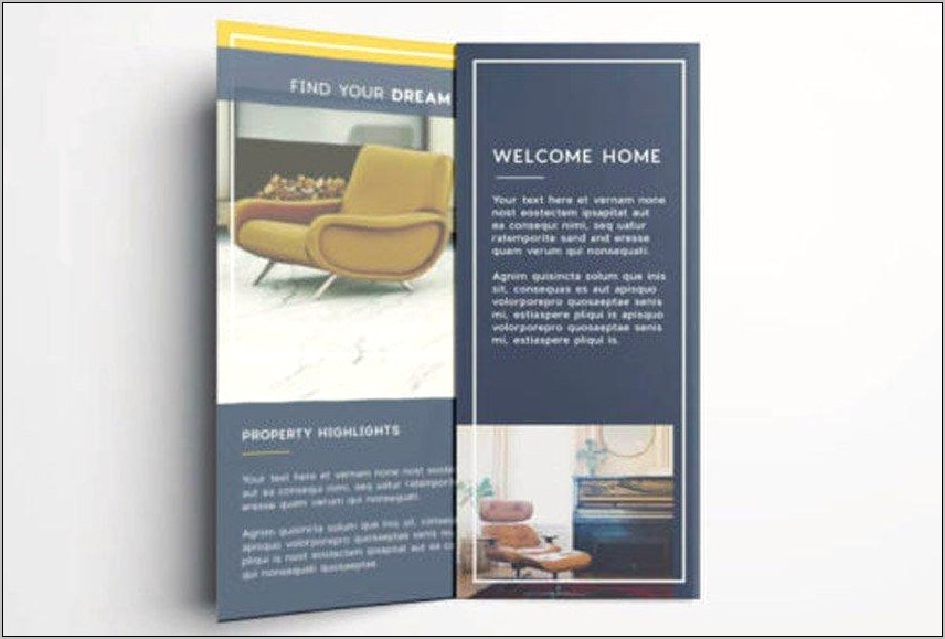 Tri Fold Brochure Template Free Download Illustrator