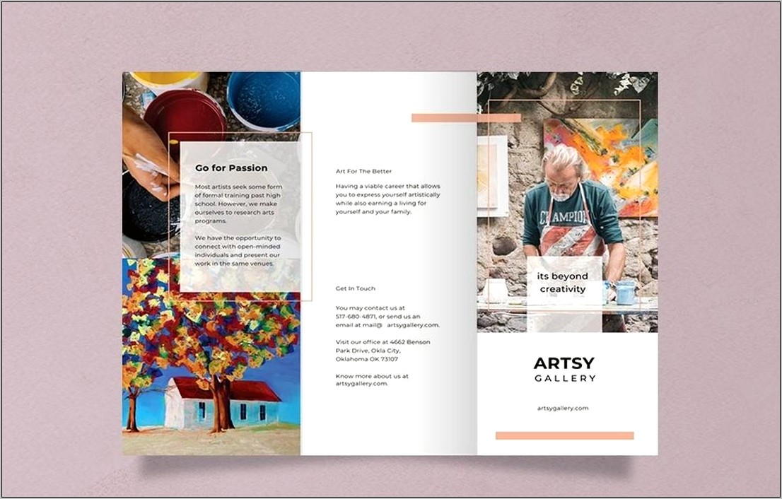 Tri Fold Brochure Template Free Microsoft Works