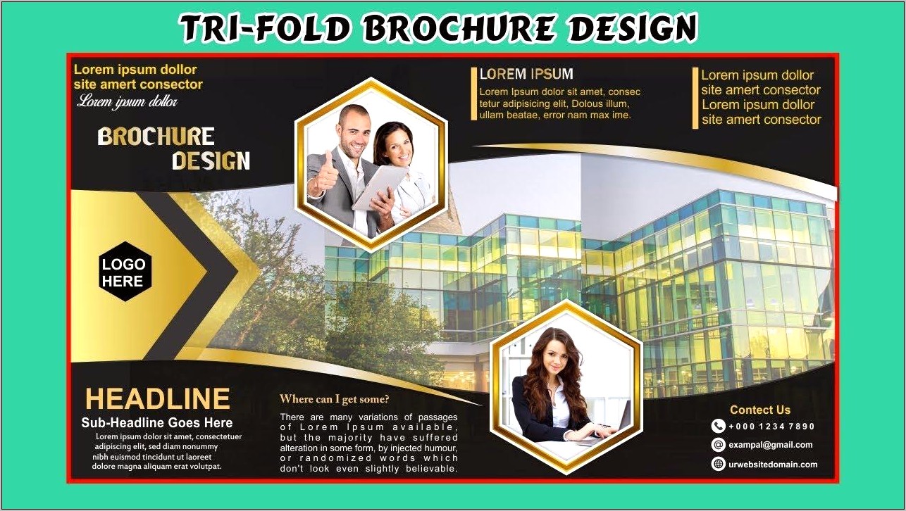 Tri Fold Brochure Templates Free Corel Draw