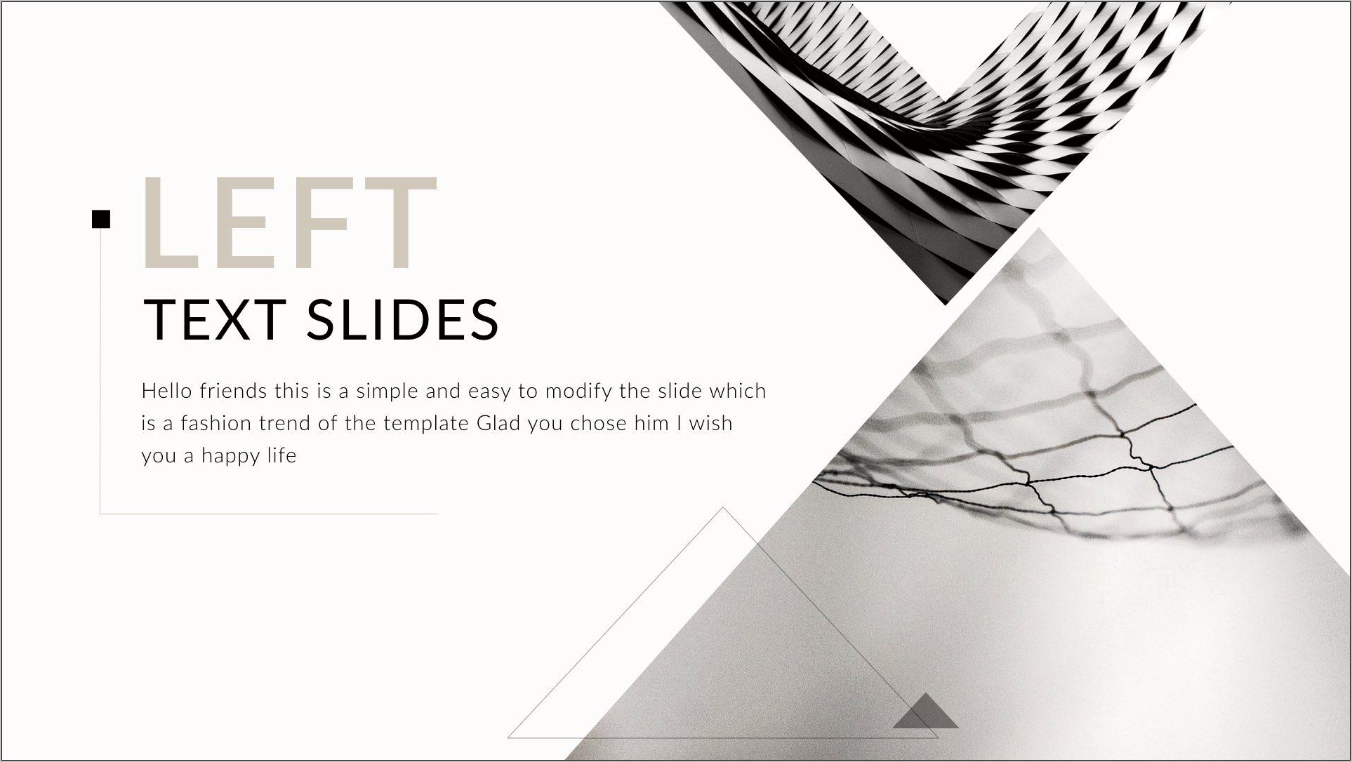 Triangle Clean Trend Keynote Template Free Download