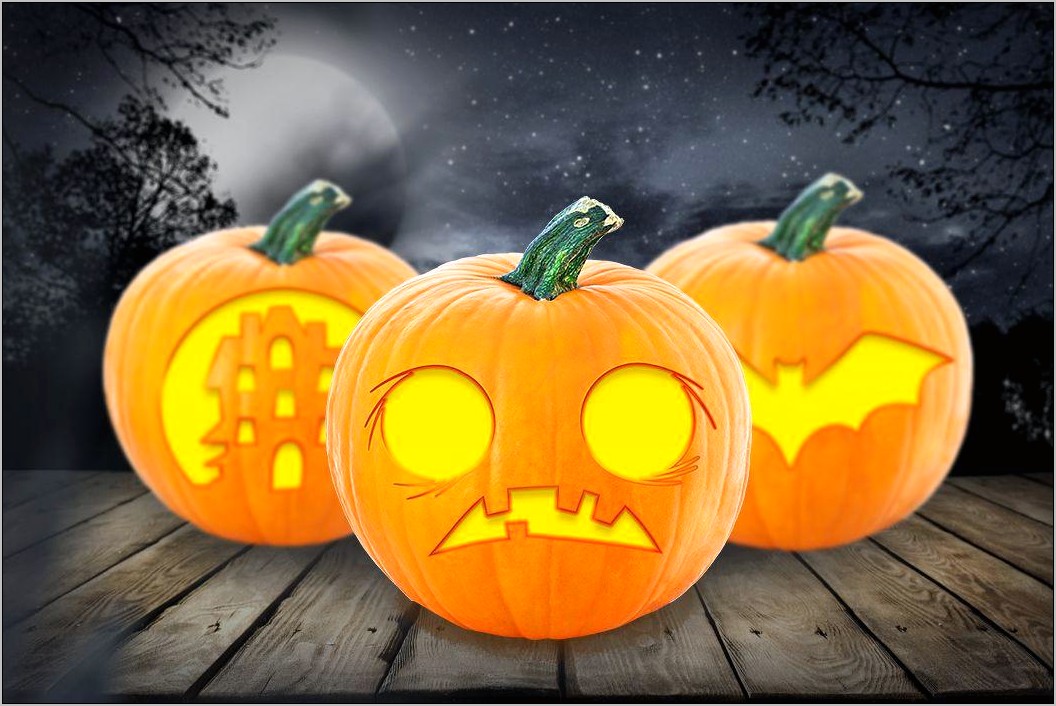 Trick Or Treat Pumpkin Carving Templates Free