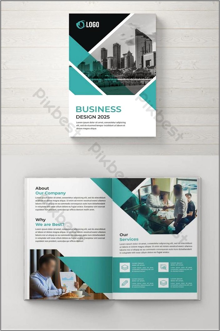 Two Fold Brochure Template Psd Free Download