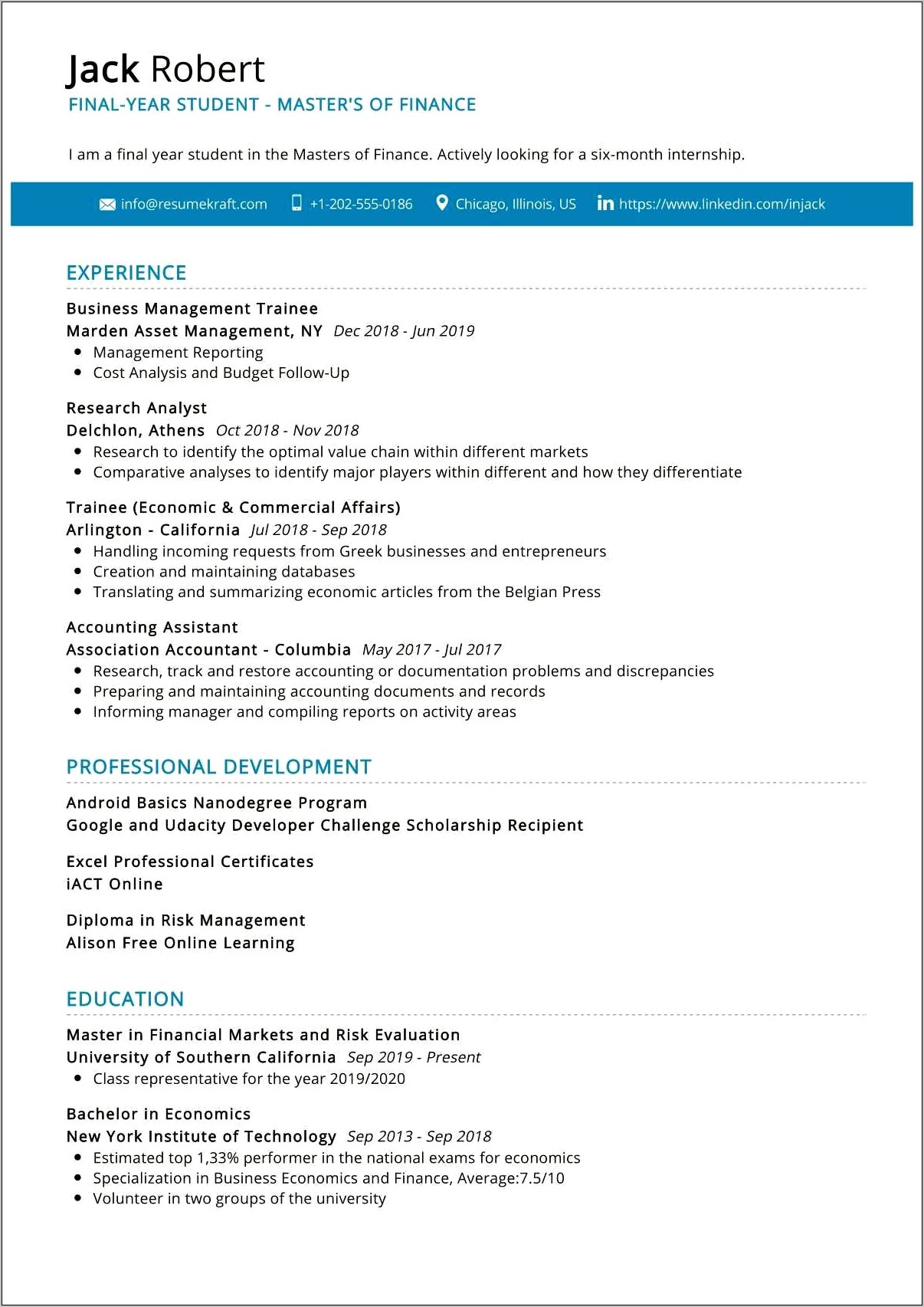 Undergrad Cyber Security Resume Samples