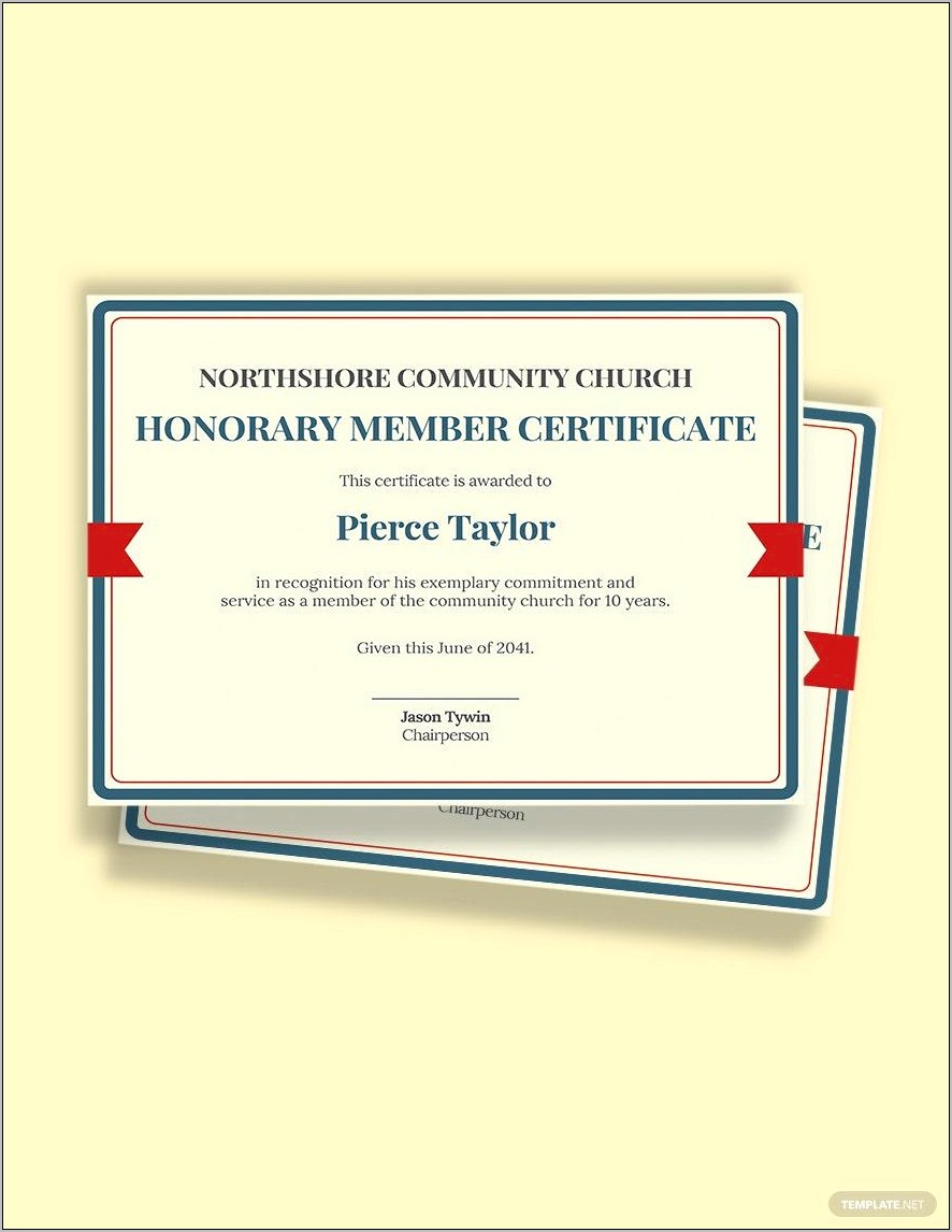 United Methodist Church Confirmation Certificate Template Free