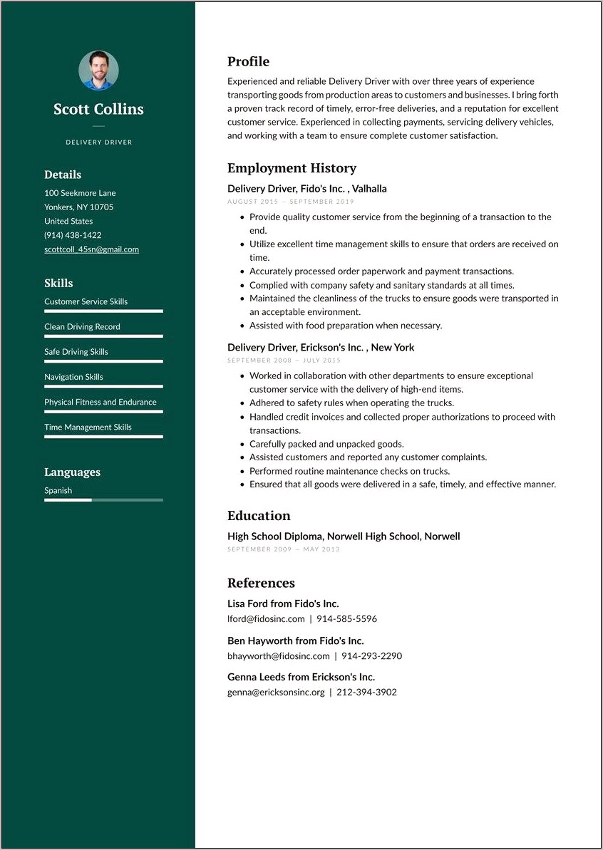 Ups Package Handler Resume Examples