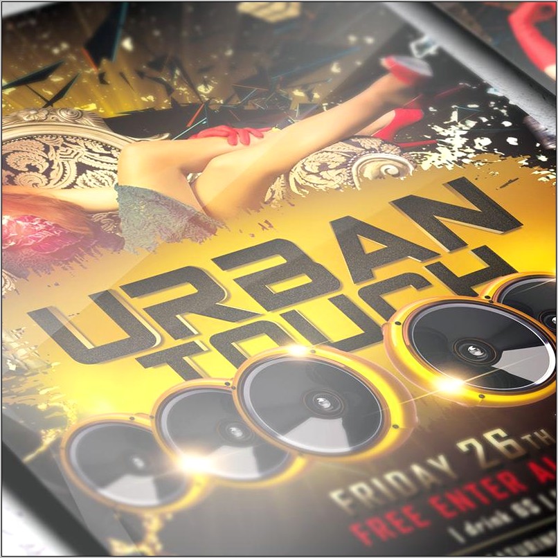 Urban Touch Party Flyer Template Free Download