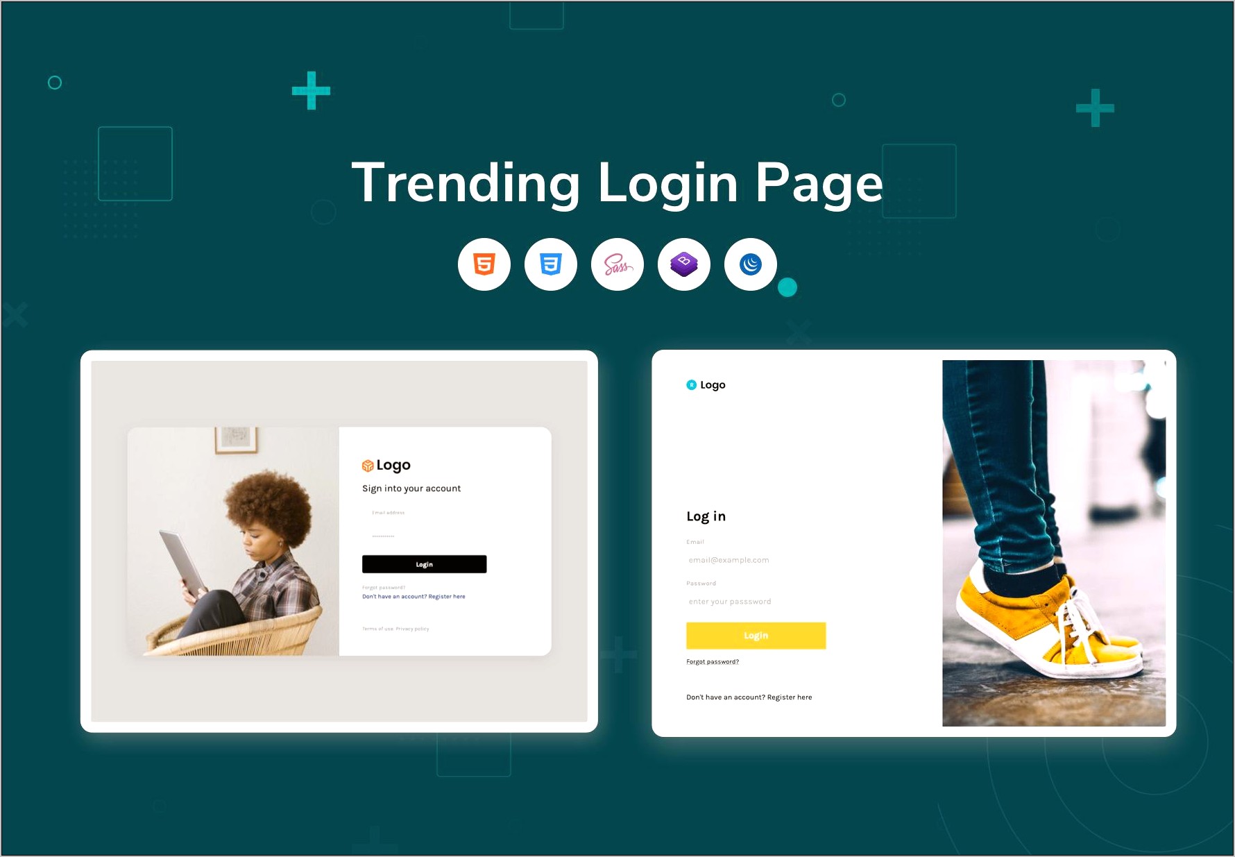 User Login And Registration Template Bootstrap Free Download