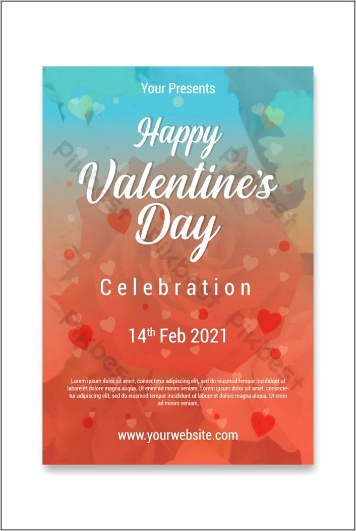 Valentine's Day Ad Templates Free Download