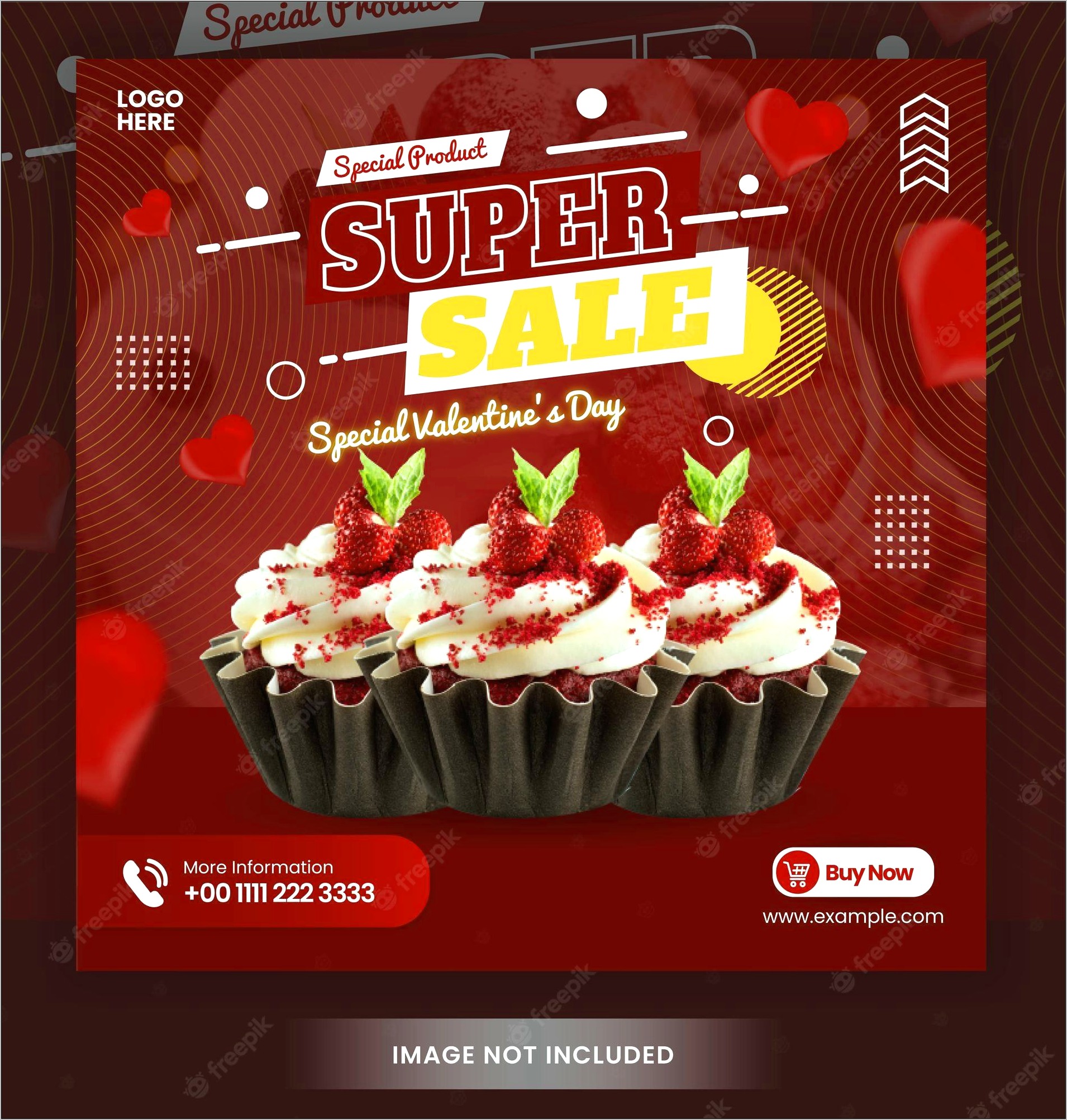 Valentines Day Bake Sale Flyer Template Free