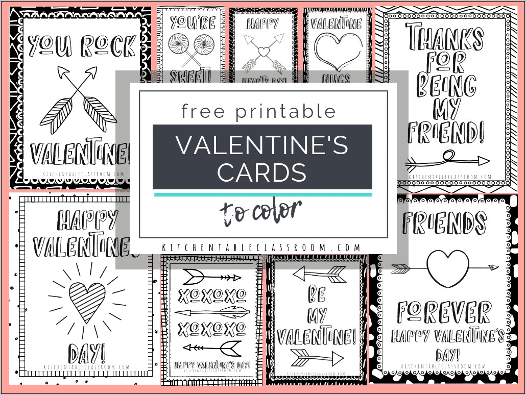 Valentine's Day For Kids Templates Free