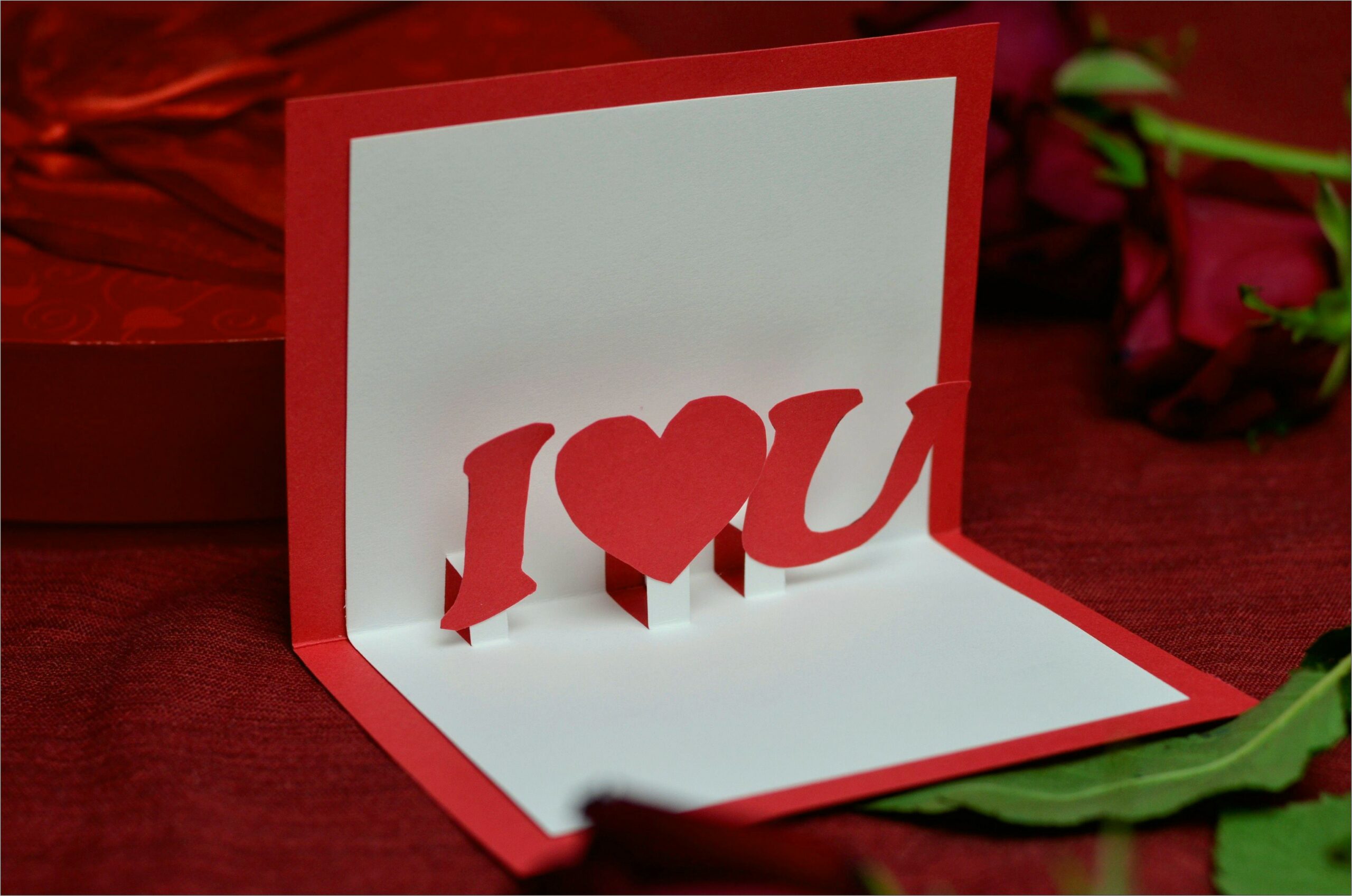 Valentines Day Pop Up Cards Free Template