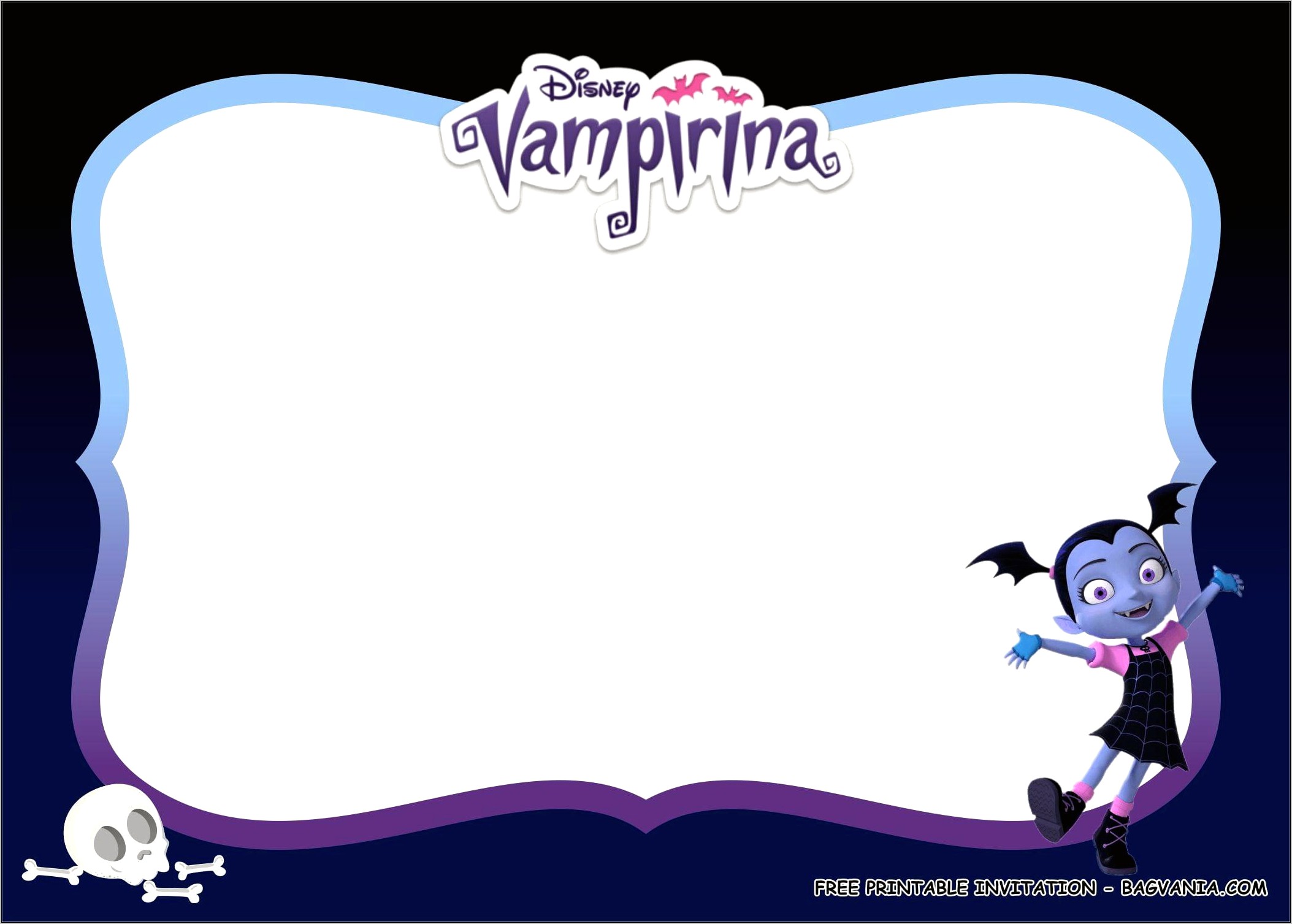 Vampirina Water Bottle Labels Free Template Customizable