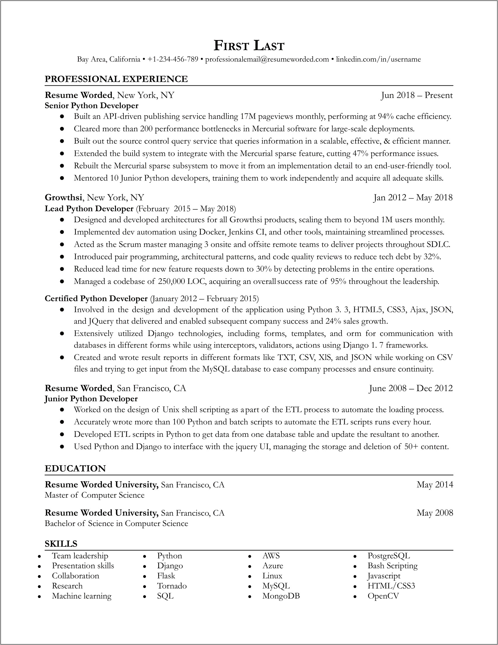 Vba Developer Resume Sample Download