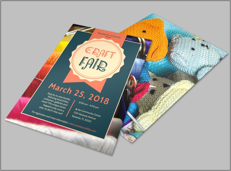 Vendor Craft Fair Flyer Template Free Download