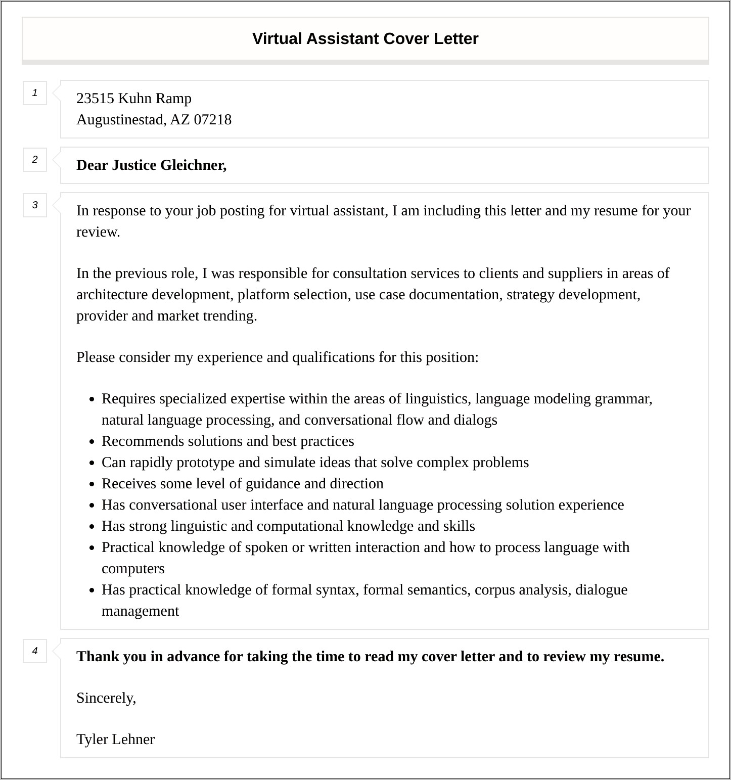 Virtual Assistant Skills For Resume