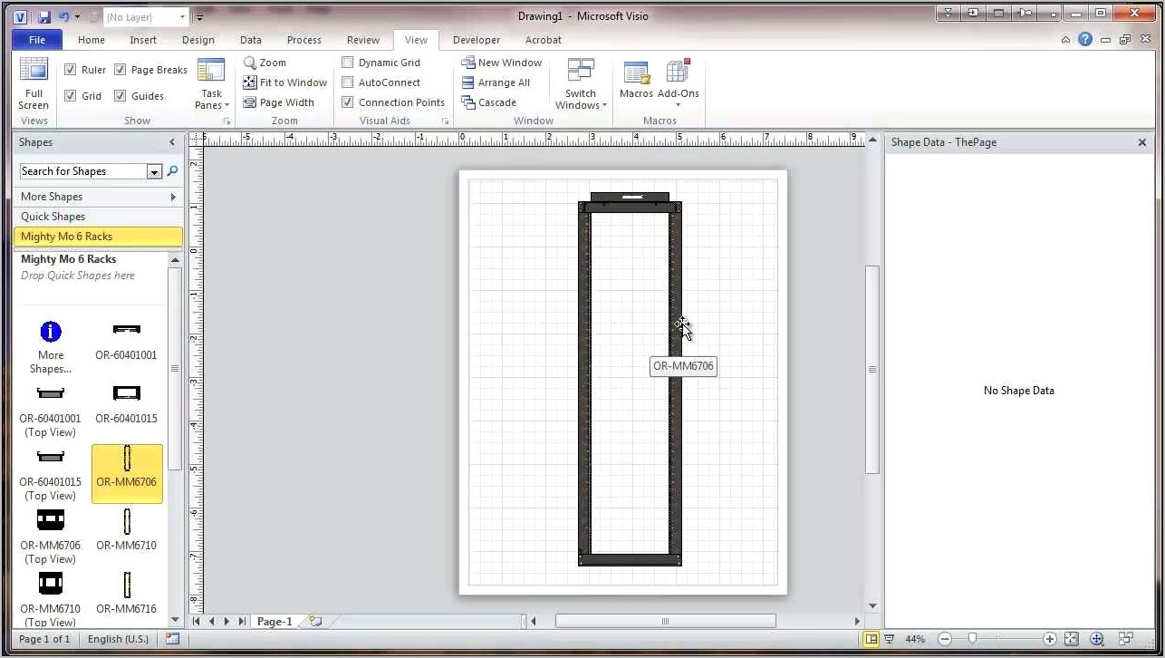 Visio 2013 Rack Diagram Template Download