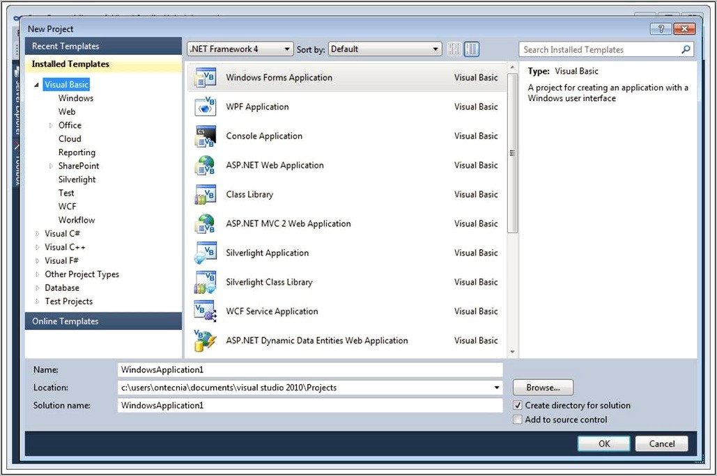 Visual Studio 2010 Project Templates Download