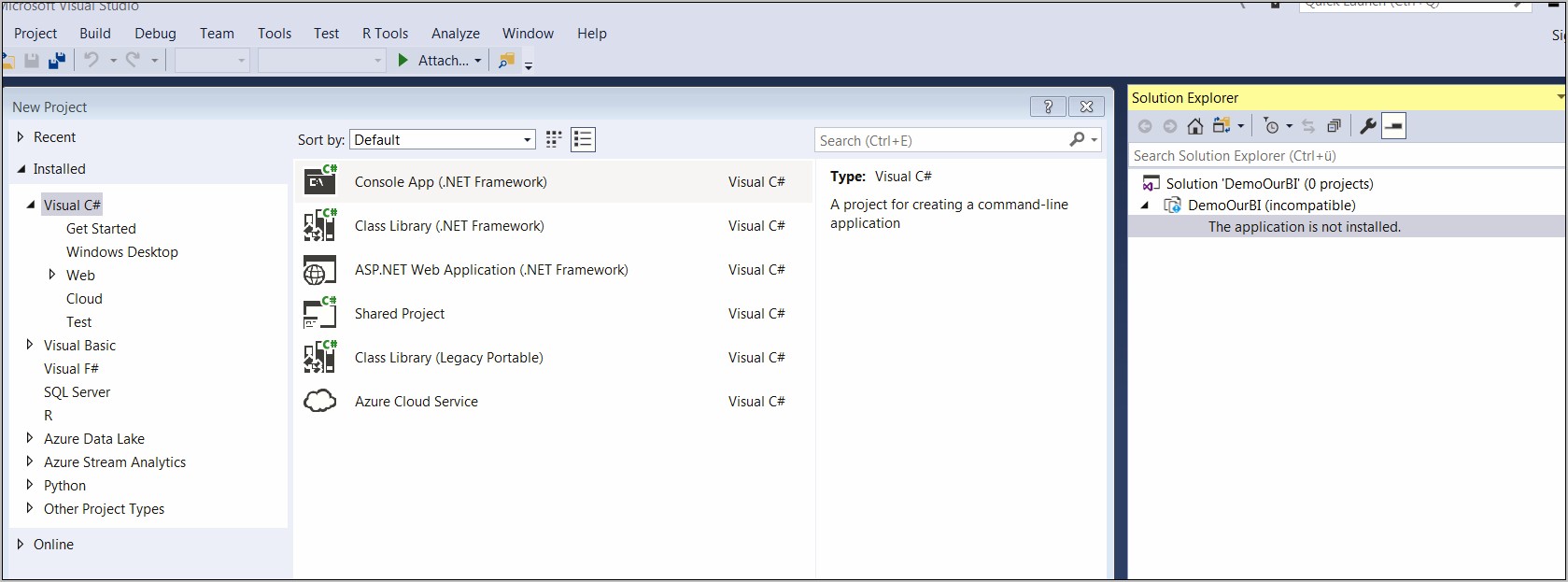 Visual Studio 2012 Business Intelligence Templates Download