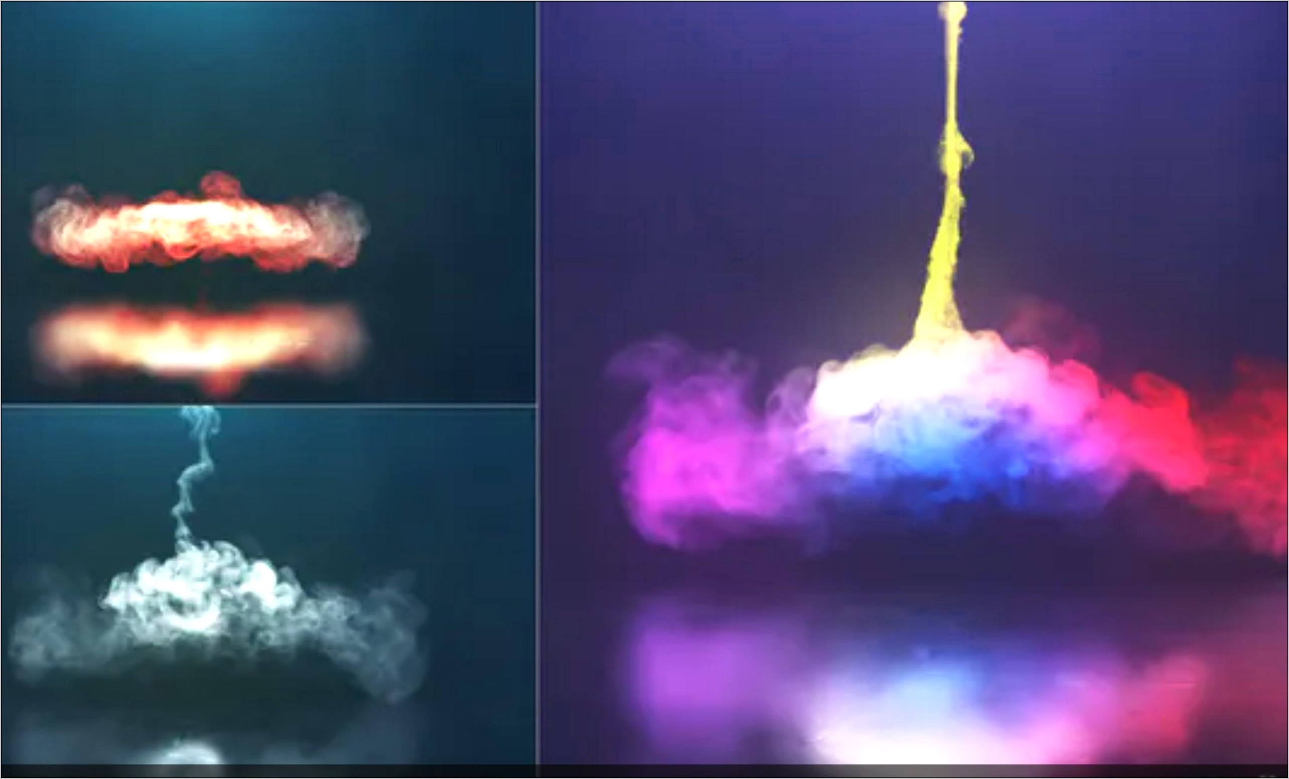 Water Ink Smoke After Effects Template Free Download