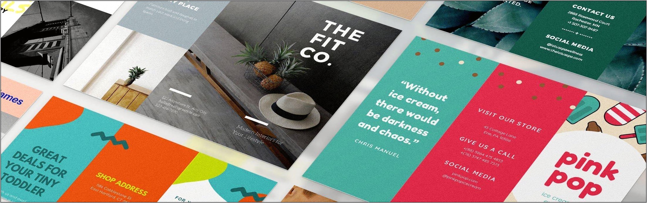 Web Design Company Brochure Template Free Download