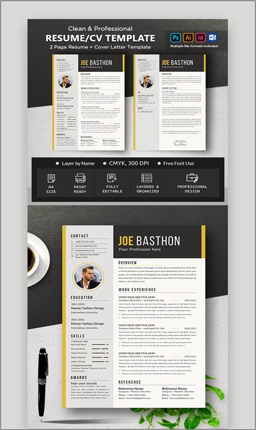 Web Designer Resume Template Free