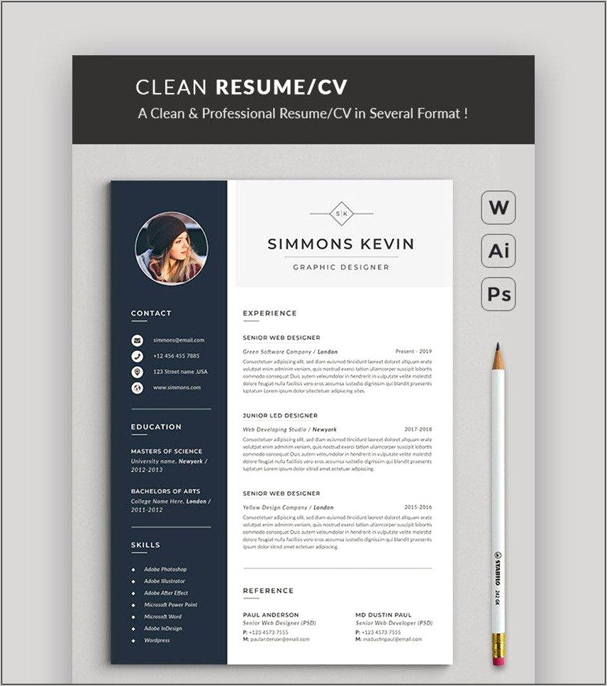 Wed Design Resume Example Colleg