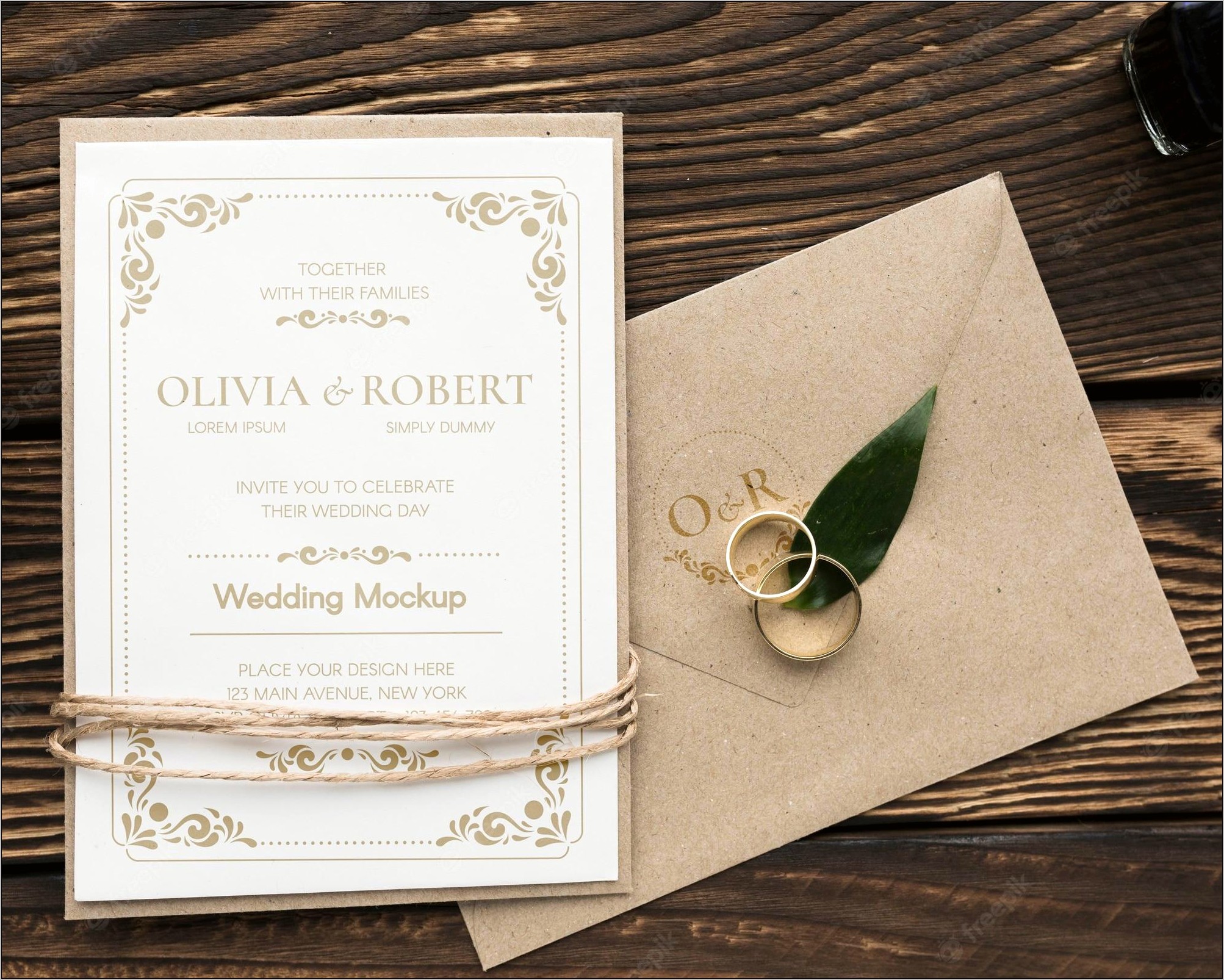 Wedding Invitation Card Psd Design Template Free Download