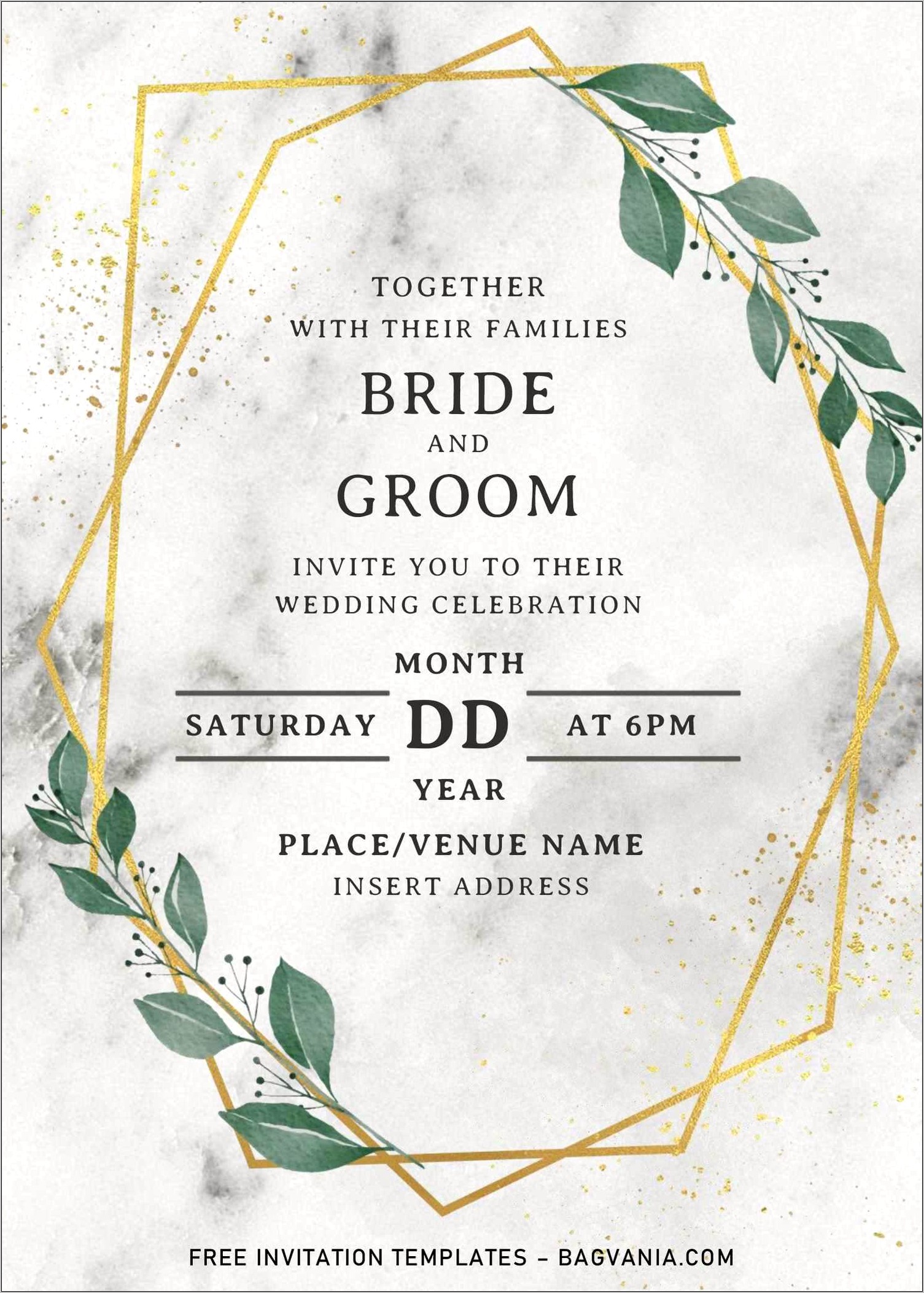 Wedding Invitation Templates For Microsoft Word Free