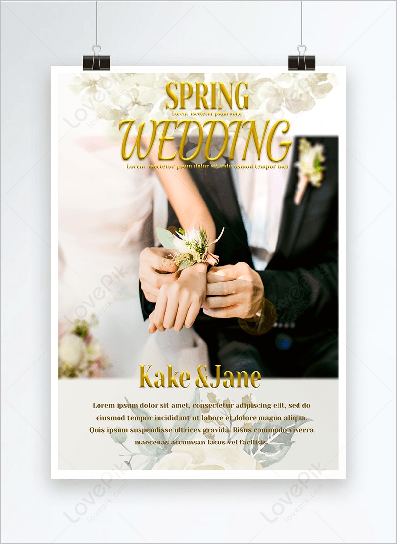 Wedding Photographer Ad Layout Templates Free Download