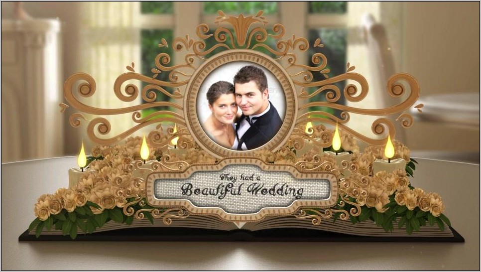 Wedding Pop Up Book After Effects Template Free