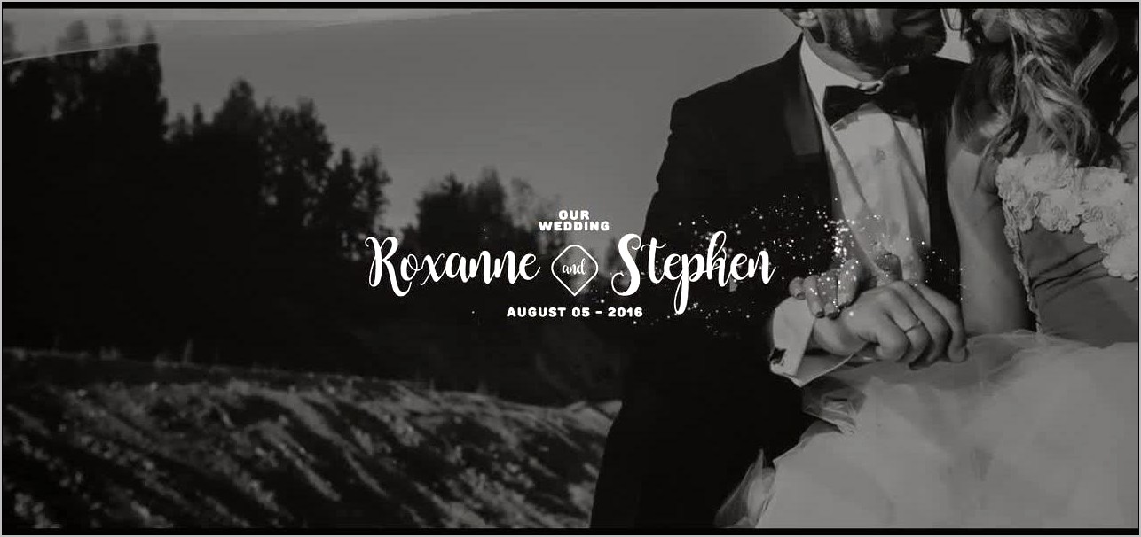 Wedding Title Templates For After Effects Free