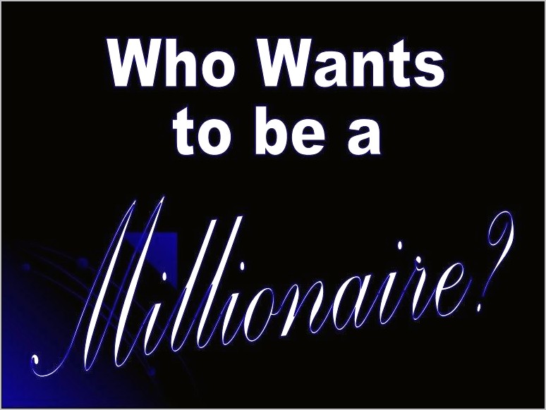 Who Wants To Be A Millionaire Template Download