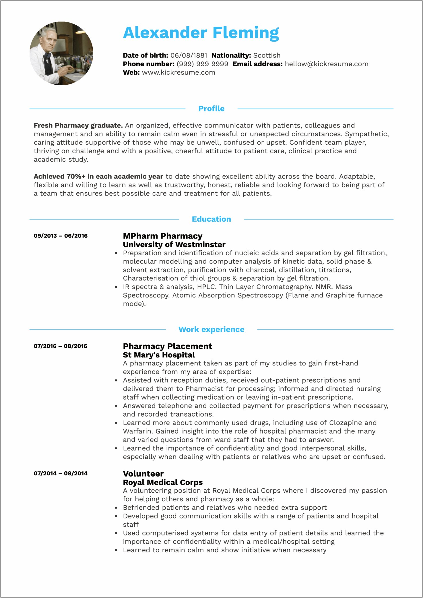 Willing To Learn Skill Resume