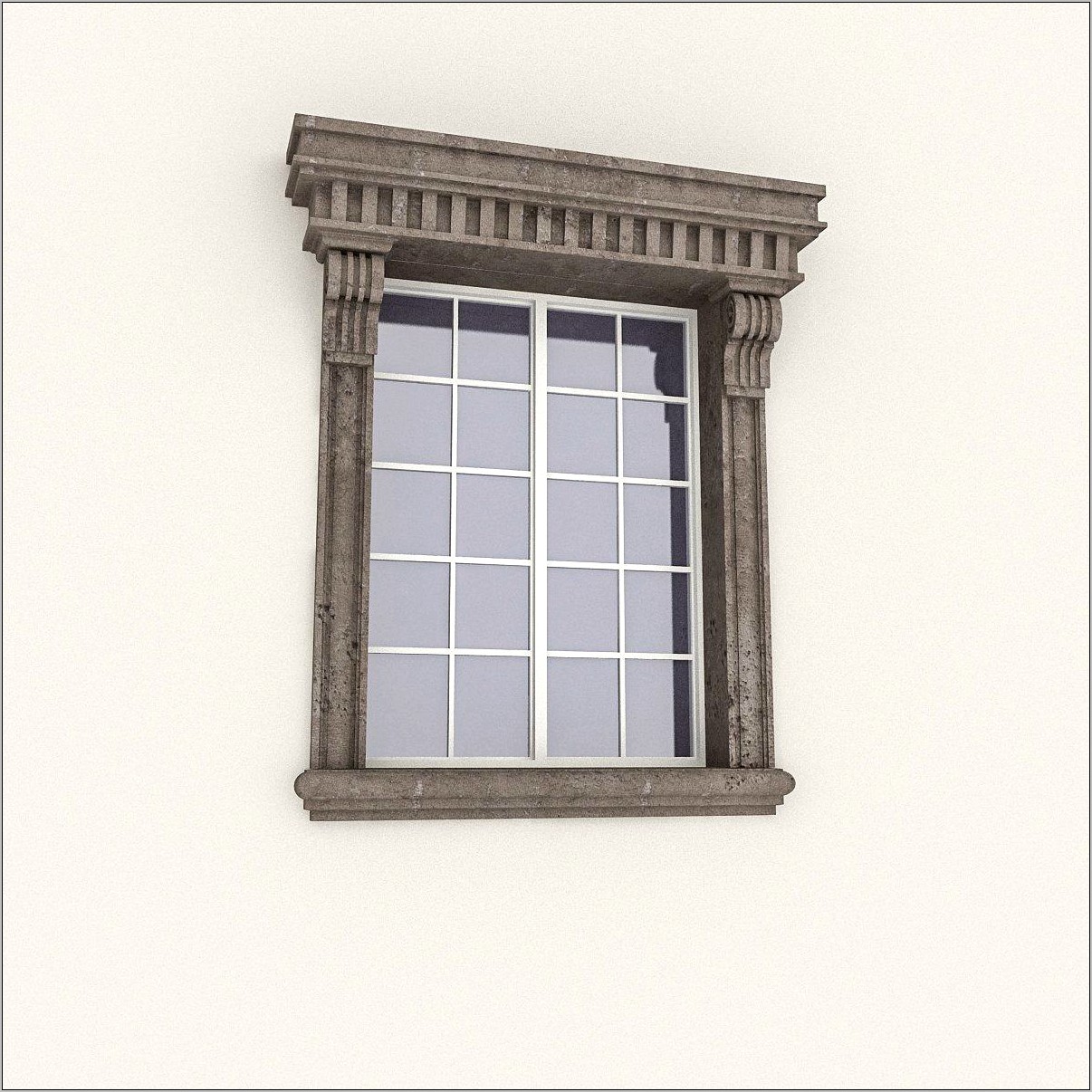 Window Frame 3d Model Free Svg Template