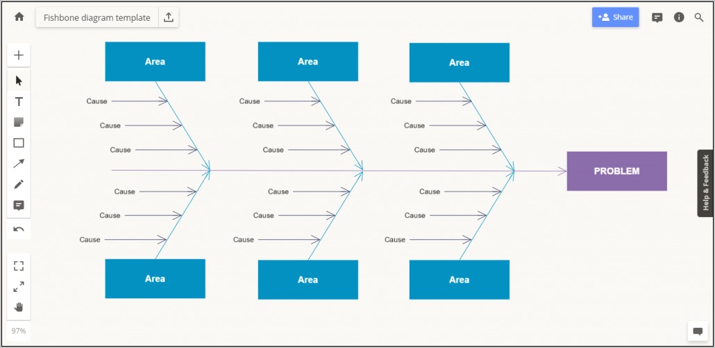 Word Cause And Effect Diagram Template Free Download