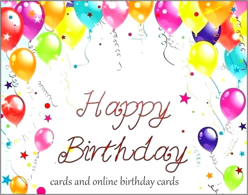 Word Template Free Birthday Card Printab E