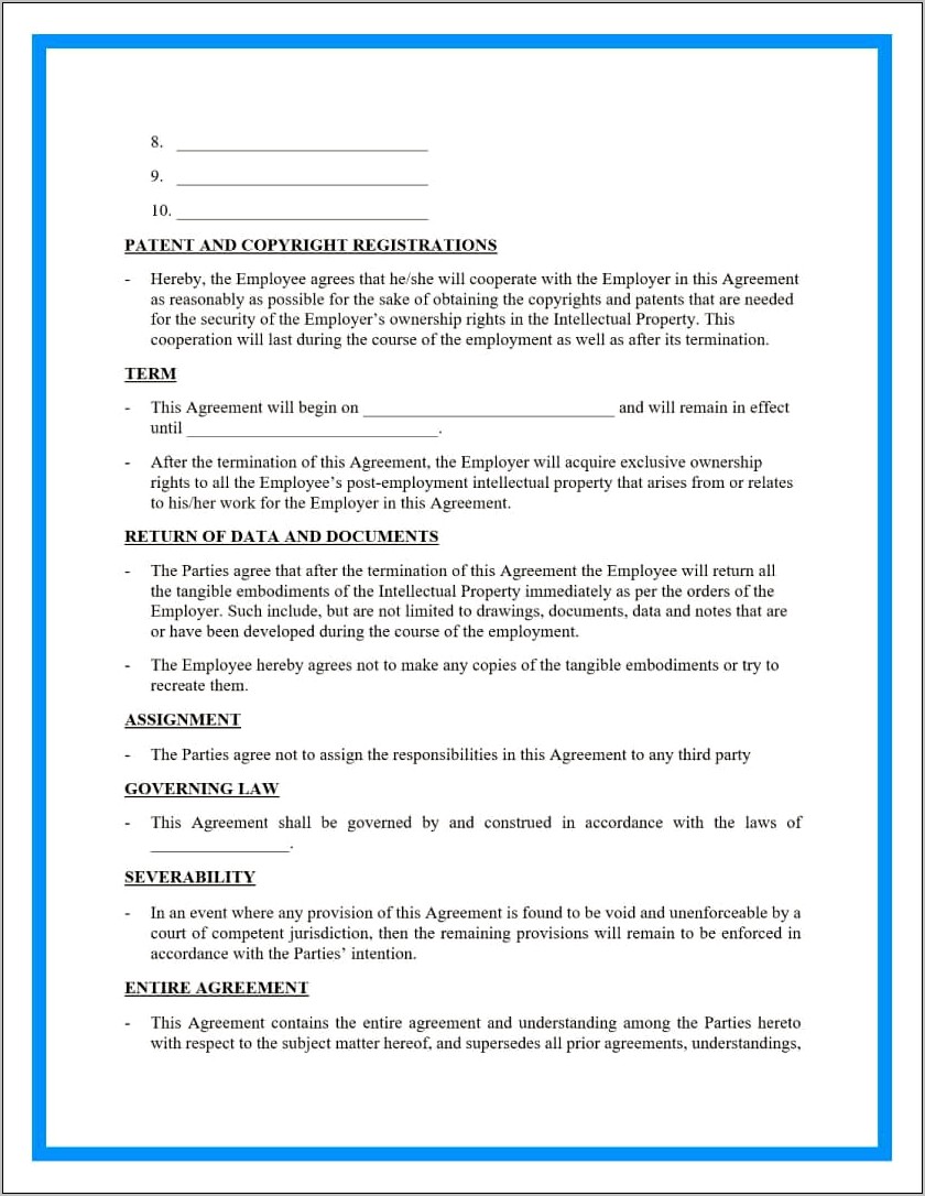 Work For Hire Agreement Template Free Creative Officail