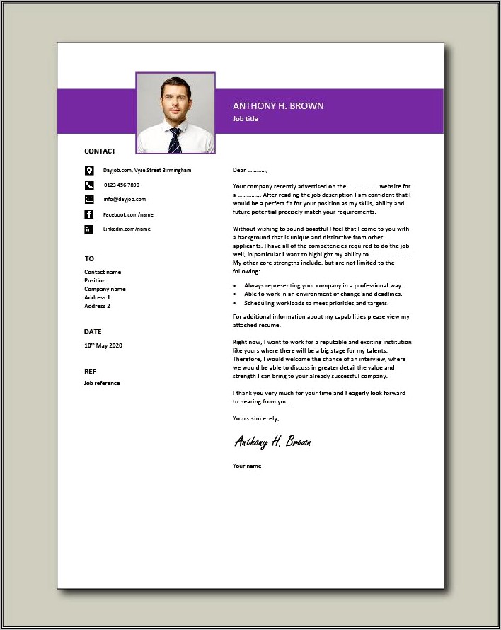 Writing Resume Cover Letter Samples