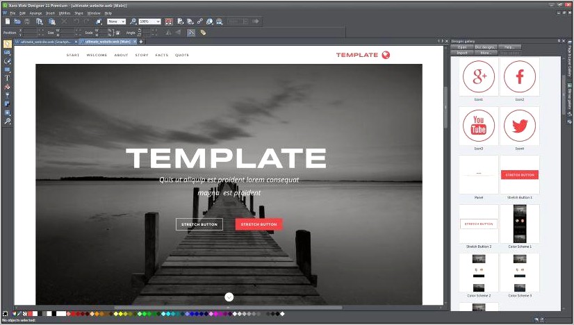 Xara Web Designer 9 Templates Free Download