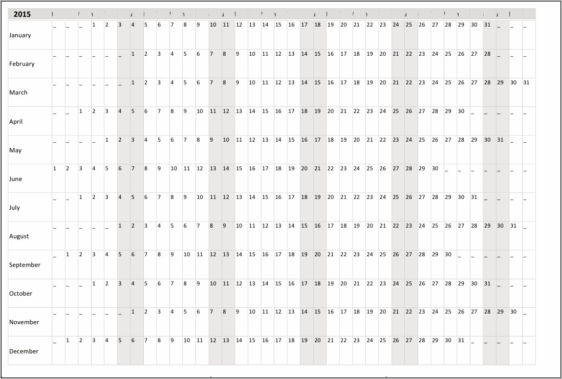 Year Planner 2017 Calendar Template Annual Free