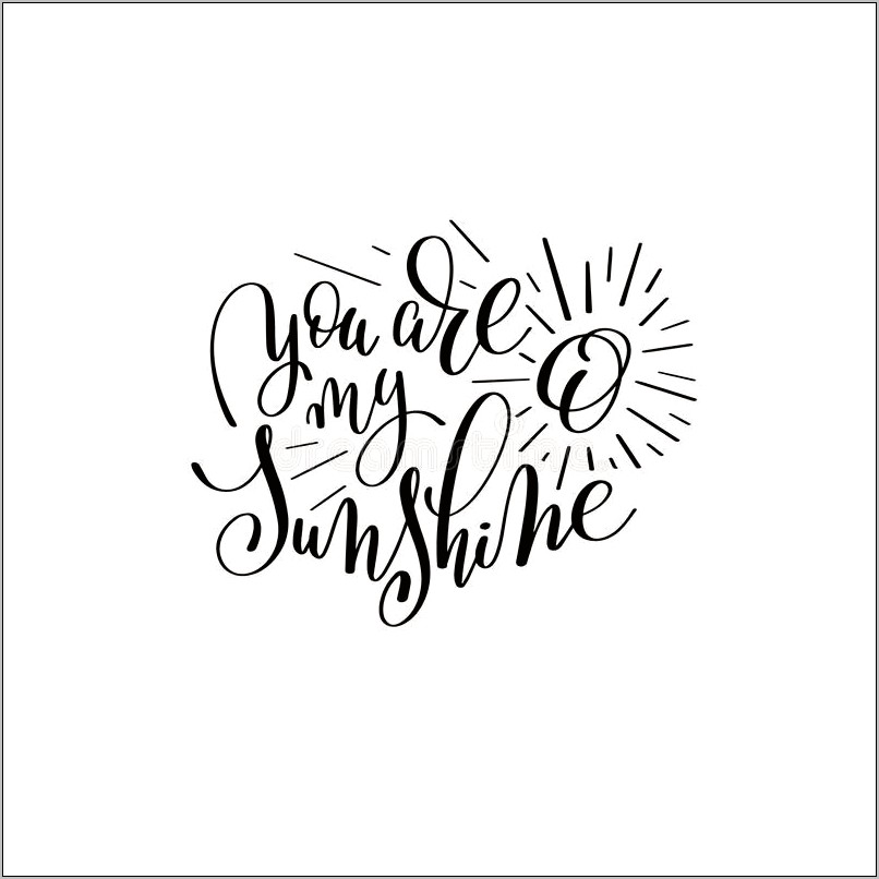 You Are My Sunshine Free Invitation Template